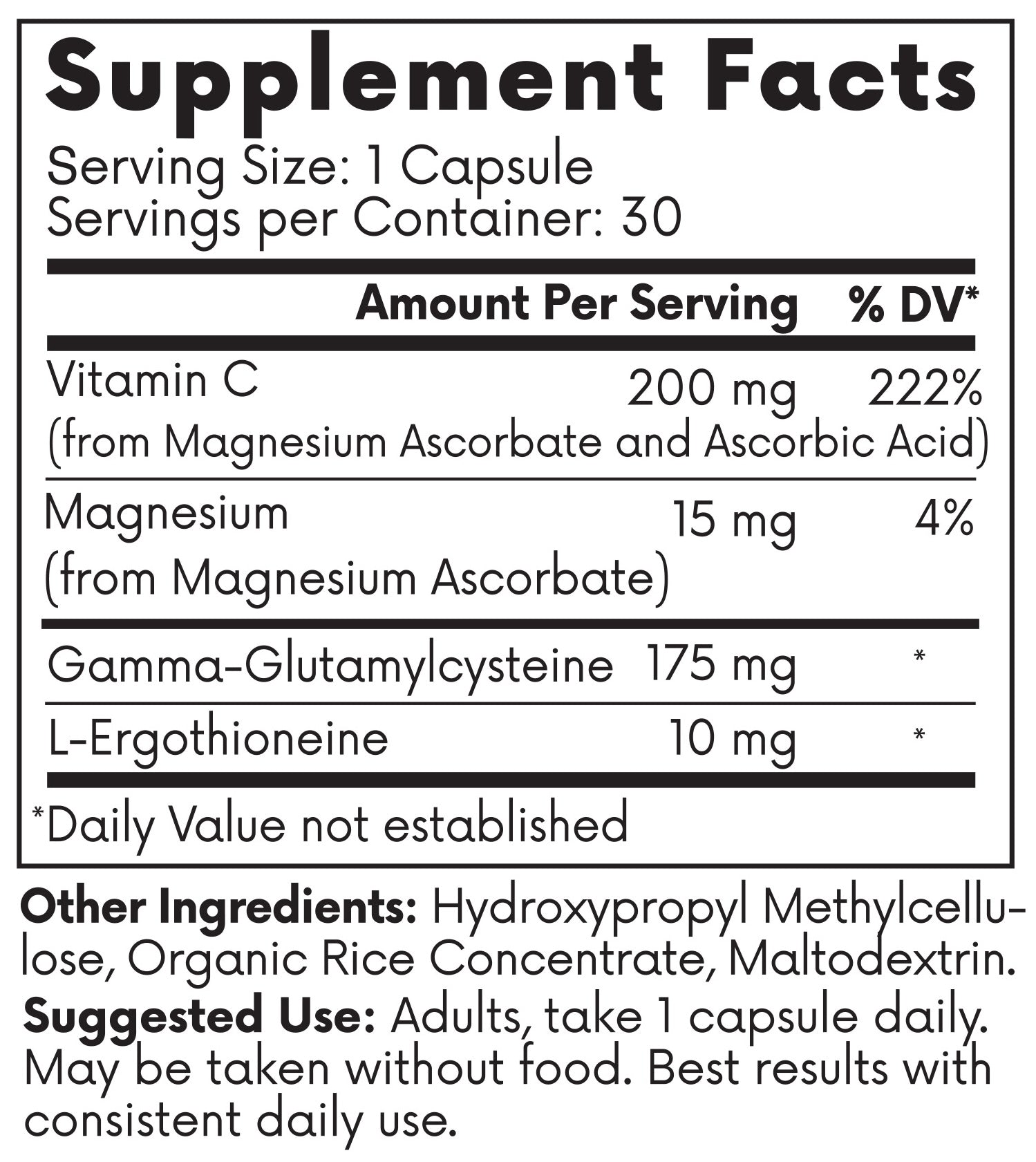 Relief3 Supplement Facts
